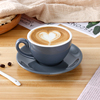 定制拉花拿铁220ml咖啡杯欧式小奢华卡布奇诺陶瓷咖啡杯碟勺套装