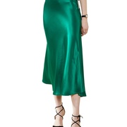 奈昕让您穿着好看个性化私人，订制55031墨绿色半身裙垂坠感气质