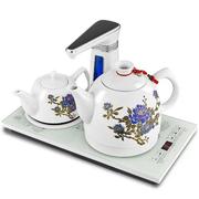 陶瓷茶壶全自动上水电热水壶，智能家用功夫，茶具茶道电磁炉煮水茶壶