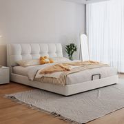 紫桐 现代简约皮床1.8米双人床主卧北欧1.5米小户型储物软床