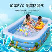 高档充气游泳池儿童，家用成人超大家庭小孩戏水池，加厚宝宝游泳桶洗