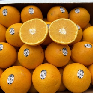 2024美国进口新奇士(新奇士，)黑标3107脐橙子，40斤新鲜当季水果大果甜橙