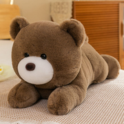 可爱哈士奇抱枕公仔毛绒玩具抱抱熊软萌床上布娃娃玩偶趴趴棕熊靠