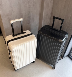 出口日本大容量扩展旅行箱20寸登机箱hinomoto静音万向轮男行李箱