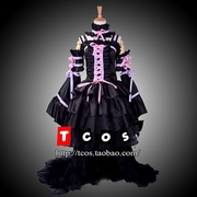 TCOS chobits 人形电脑天使心 小叽cos黑礼服 cosplay服装女