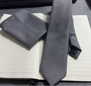 深澜职业装一汽奥迪4S店职业工作装男士灰色西装领带正装西服