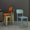 创意椅子靠背凳子塑料加厚家用酒店茶简易家用户外凳子靠背椅塑料
