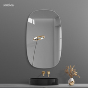 异形无框浴室镜壁挂式卫生间镜子挂墙免打孔贴墙洗手台卫浴玻璃镜