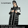 lapargay纳帕佳2023女装，秋冬季黑色，中长款保暖加厚羽绒服外套
