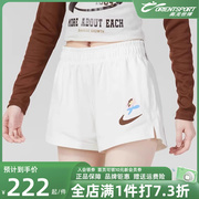 nike耐克短裤女2023夏季健身运动训练针织透气五分裤fj7716