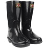 yufeng誉丰黑色加厚中筒雨靴，橡胶材质防水防油雨鞋高筒加厚雨鞋