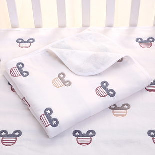 新生婴儿纱布隔尿垫防水防滑床垫可洗透气竹纤维，双面超大号