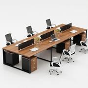 优宜办公桌椅组合现代简约办公家具，屏风工位职员办公桌桌