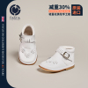 fofito英国手工鞋1-3周岁，防滑婴幼儿女宝宝，真皮学步鞋高帮小靴子