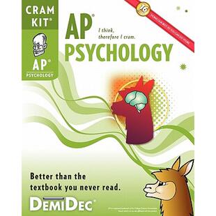 4周达AP Psychology Cram Kit  Better than the textbook you never read. 9781936206148