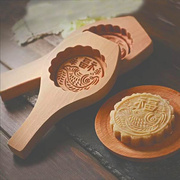糯米糍粑模具月饼手工模型家用木质面食粑粑手压式糕点心米粿模具