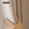 2022人字纹羊绒加厚遮光面料高品质北欧现代客厅卧室成品定制