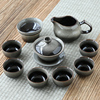 窑变功夫茶具套装家用客厅轻奢陶瓷办公室会客泡茶壶茶杯盖碗整套