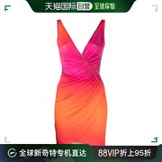香港直邮潮奢louisaballou女士，louisaballou紫红连衣裙114