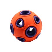 狗狗玩具橡胶球形，玩具铃铛响声球互动玩具耐咬宠物玩具球
