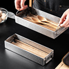onlycook厨房消毒柜筷子盒家用不锈钢餐具收纳盒置物架沥水筷子架