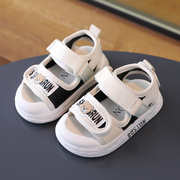 宝宝凉鞋夏季男0一1-2岁半婴儿软底学步鞋女透气包头防滑鞋子