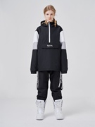 服双透气防水防风套装女款单板雪套头卫衣保暖户外板滑雪服冬季男