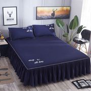 2米乘2.2的床单单件棉质床罩床套床笠床单1.5m1.8m防滑保护套秋季