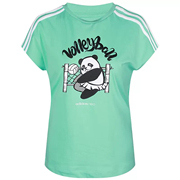 Adidas/阿迪达斯NEO短袖女装夏季运动透气休闲圆领T恤 GK7823