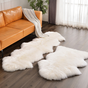 整张羊皮轻奢地毯皮毛一体沙发垫纯羊毛客厅茶几毛毛毯飘窗床边毯