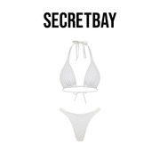 SECRETBAY Phang Nga Bay系列抽皱三角杯分体式比基尼泳衣SX82423