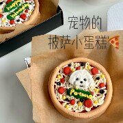 乖豆宠物披萨蛋糕狗狗猫咪生日蛋糕pizza零食 柯基比熊泰迪狗零食