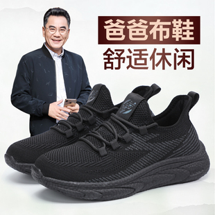 泰和源老北京布鞋男秋季轻便舒适一脚蹬中年运动休闲鞋爸爸鞋