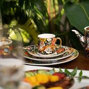 欧式奢华骨瓷下午茶杯具英式咖啡杯碟套装高档陶瓷马克杯送礼