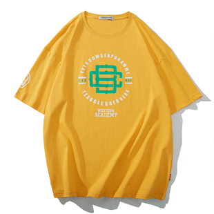 夏天特大码t恤男300斤纯棉柠檬，黄色天空蓝胸围，150短袖衫宽松版10x