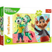 Trefl进口儿童拼图100片提夫利克斯和叔叔早教益智力玩具男女孩