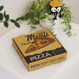 牛皮披萨盒pizza加厚瓦楞一次性环保，打包盒7891012寸加工定