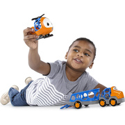 儿童玩具车宝宝洞洞车，惯性小车男孩，小汽车卡车拖车直升飞机可送礼