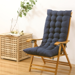 秋冬季躺椅垫子四季通用逍遥椅，折叠椅垫子竹椅，摇椅垫加厚沙发棉垫