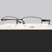 CHARMANT夏蒙镜架ZT27077半框男士纯钛轻质舒适商务近视眼镜框