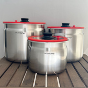 304不锈钢密封桶家用米桶，厨房储物桶五谷杂粮，保存罐密封面粉缸