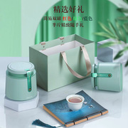 高档茶叶包装盒空礼盒绿茶红茶龙井大红袍茶礼盒半斤装铁罐定制