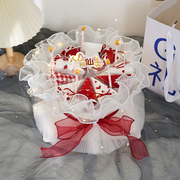 创意diy手工少女心苦茶，子蛋糕礼盒，实用仪式感送女生闺蜜生日礼物