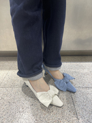 韩国东大门女鞋24春季bella个性优雅蝴蝶结尖头细跟高跟单鞋