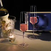 香槟杯高颜值玻璃高脚杯鸡尾酒葡萄，酒杯家用水晶，杯子礼盒套装酒杯