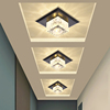 走廊灯过道灯水晶方形现代简约客厅嵌入式射灯led 入户门厅玄关灯