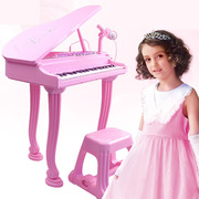 1403儿童电子琴带麦克风男女孩早教音乐小钢琴玩具