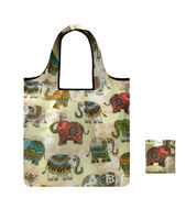 购物ins收纳旅行轻便携单肩整理卡通布兜折叠环保袋买菜大象