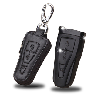 适用于荣威550钥匙包套名爵mg6拉链汽车遥控器，包套车(包套车)钥匙包真皮