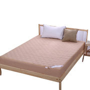 全棉纯棉纯色床罩宾馆夹棉绗绣一圈床笠床垫保护垫保护套1518米